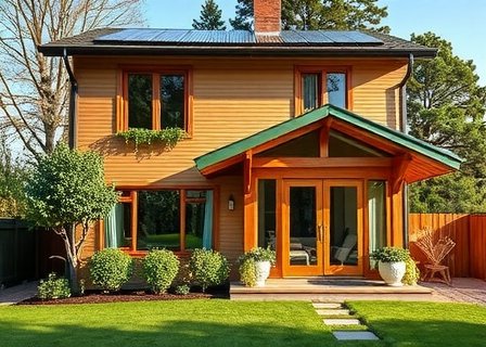 Eco-friendly materials in a sustainable home renovation project