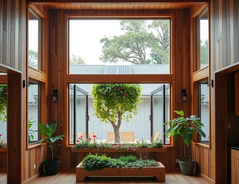 Eco-friendly sustainable renovation with green materials